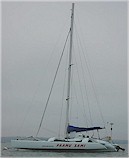 Thumbnail Image Link: 46' composite performance trimaran - at anchor