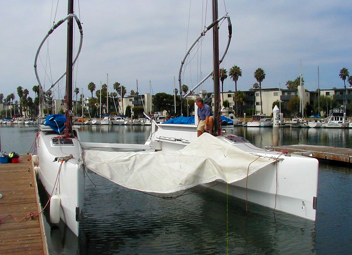 folding catamaran design | Mitch blog