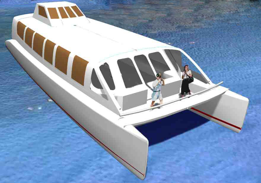 Power Catamaran Boat Plans