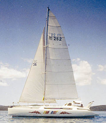 Kurt Hughes Trimaran 38 Demountable