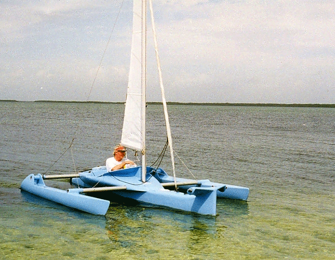 dc-3 trimaran model wins woodenboat design challenge iii