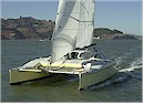 Thumbnail Image Link: 36' Cruising Catamaran - forward view